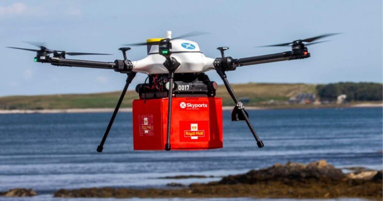 Royal Mail tests drone deliveries between remote Scottish Isles
