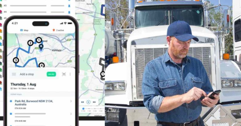 Truck drivers: How to use a driver app to deliver faster