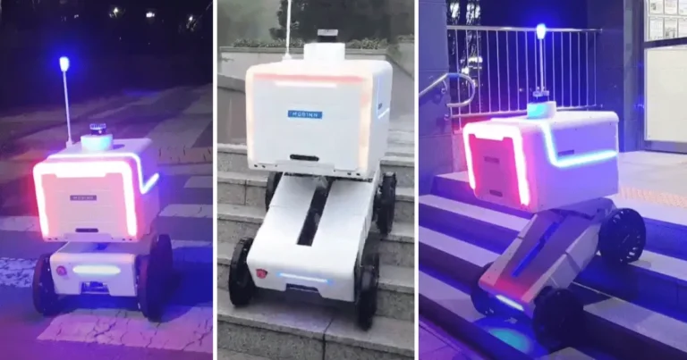 CES 2024: Diligent stair-climbing delivery bot enhances urban logistics