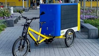 The local government estimated that by 2030, cargo bikes could account for up to 17% of the travel time spent in central London.