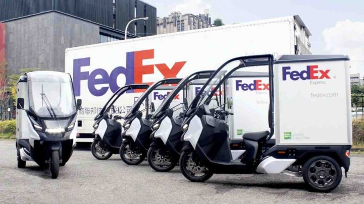 Commercial electric tricycles join FedEx fleet