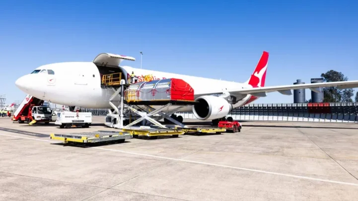 Australia Post's new freight aircraft, named Hercules.