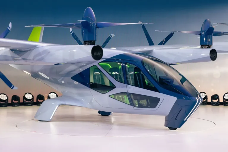 New Hyundai S-A2 air taxi soars at CES 2024.