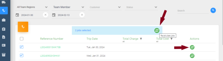 locate2u product updates february 2024 Improvements to Process Charges functionality for shipments